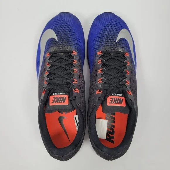 Nike Zoom Elite 9 2017 Men's Blue Black Running Shoes 863769-405 US Size 10.5 - Picture 5 of 8